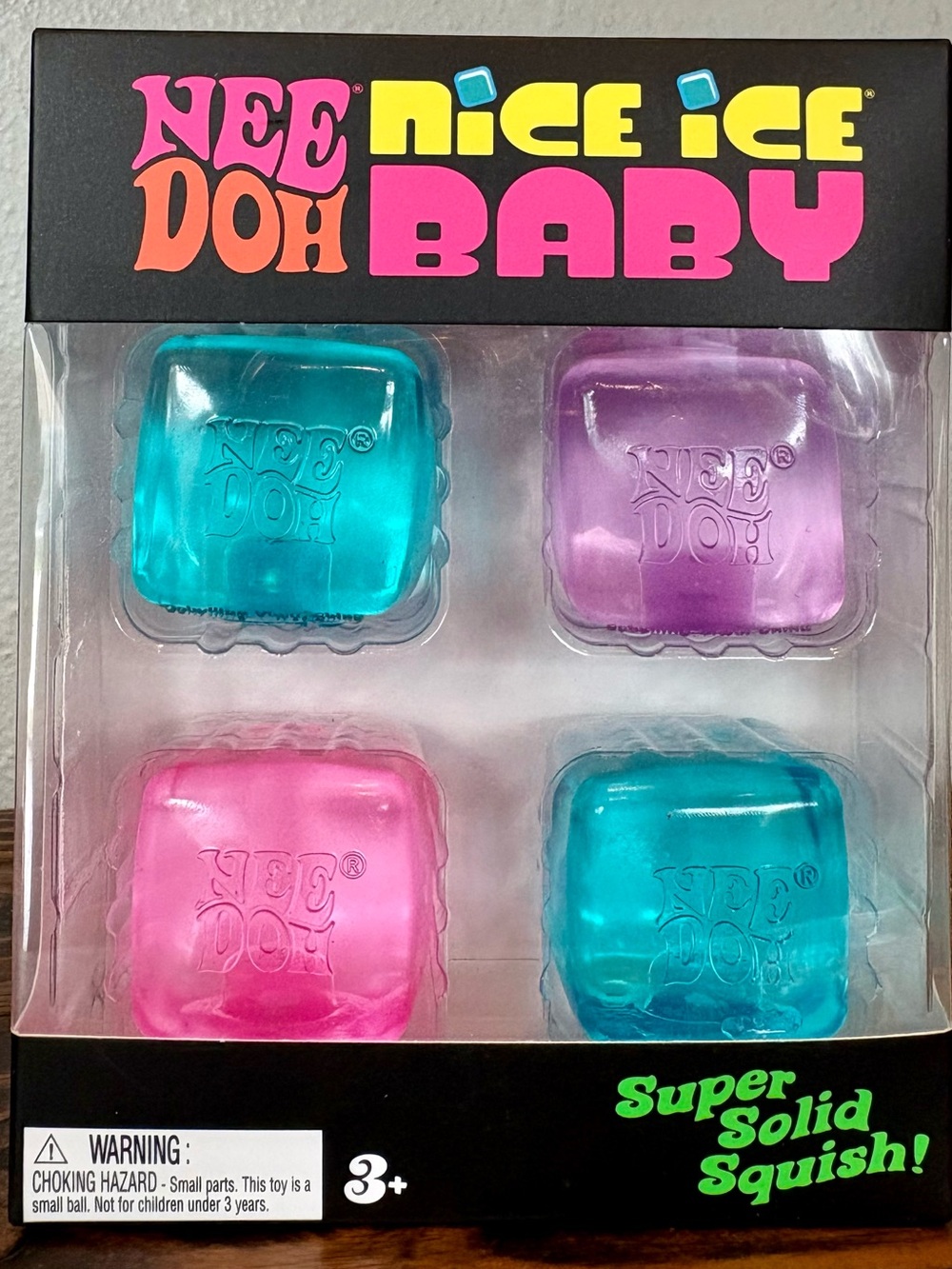 NeeDoh Nice Ice Baby 4 Pack Squishy Set, BNIB